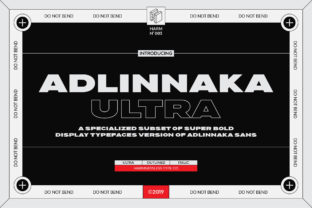 Adlinnaka Ultra: A Modern Display Font for Brand Identity Projects