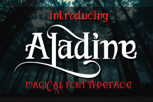 Aladine Typeface Review for Bold Display Projects