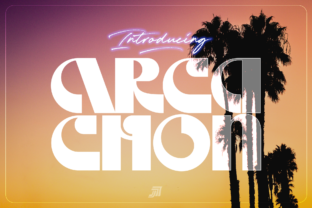 Arcachon: The Art Deco Display Font for Bold Branding