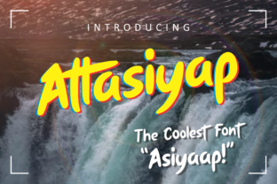 Attasiyap: A Fun Display Font for Creative Branding