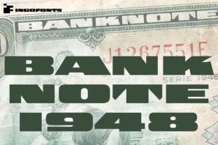 Banknote 1948: The Ultimate Bold Display Font
