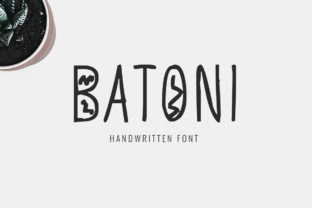 Batoni: A Playful Display Font for Handmade Brands