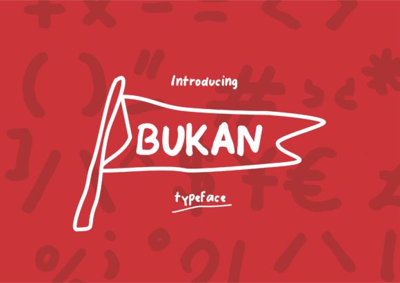 Bukan: A Handwritten Display Font for Contemporary Editorial Design
