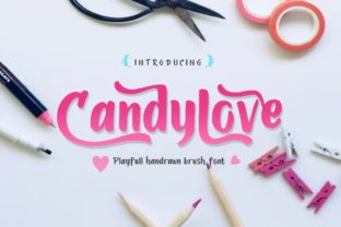 Candylove Handwritten Font for Playful Digital Branding