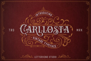Carllosta: A Vintage Display Font for Standout Branding