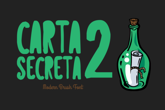 Carta Secreta 2: The Playful Display Font for Modern Web Design