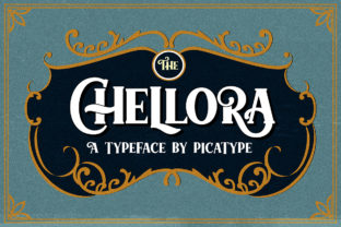 Chellora: A Stunning Vintage Font with Retro Charm for Editorial Design