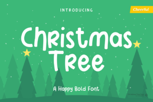 Christmas Tree Display Font Review for Holiday Makers