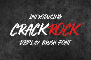 Crackrock Typeface: A Brush Display Font for Standout Campaigns