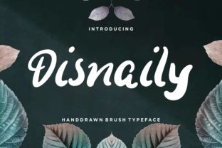 Disnaily: A Sweet Display Font for Handmade Branding