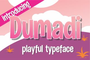 Dumadi: A Whimsical Display Font for Playful Editorial Design