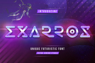 Exarros: The Sci-Fi Display Font for Futuristic Web Design