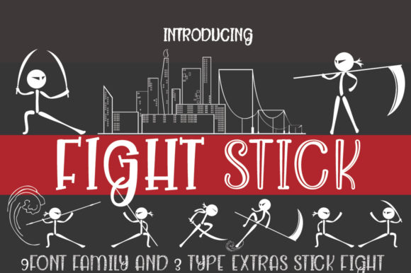 Fight Stick Family: Bold Display Fonts for High-Impact Web Design