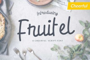 Fruitel Display Font for Elegant Craft Projects