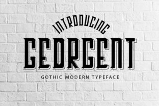 Georgent: A Bold Display Typeface for Editorial Impact
