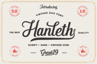 Hanleth Family: A Beautiful Script Font for Elegant Branding