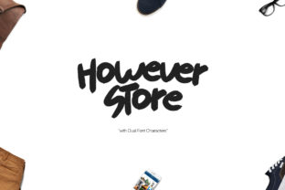However Store: A Modern Display Typeface for Scroll-Stopping Visuals