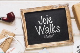 Joie Walks Typeface: Elevating Small Business Brand Identity
