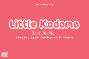 Little Kodomo-playful Type Family-: Adding Whimsy to Digital Layouts