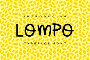 Lompo: The Playful Display Font for Engaging Social Media Graphics