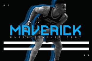 Maverick: A Sporty Display Font for Modern Branding