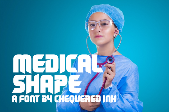 Medical Shape: The Display Font for Professional Brand Identity