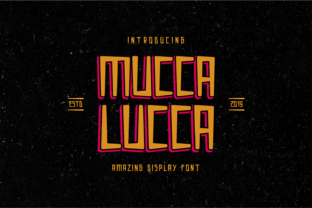 Mucca Lucca: A Bold Display Font for Cheerful Editorial Design
