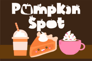 Pumpkin Spot Typeface for Autumn Brand Identity