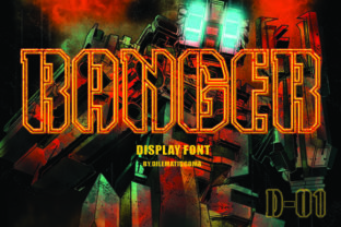 Ranger Typeface: A Futuristic Display Font for Bold Branding