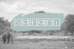 Safari Display Font for Playful Campaign Design