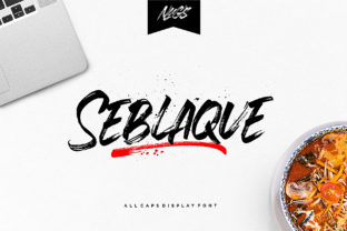 Seblaque Brushed Font for Bold Brand Identity