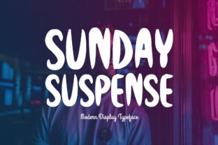 Sunday Suspense: A Classic Display Typeface for Authentic Branding