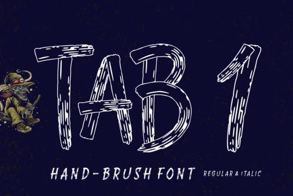 Tab 1 Display Font: Bold Charm for Creative Branding