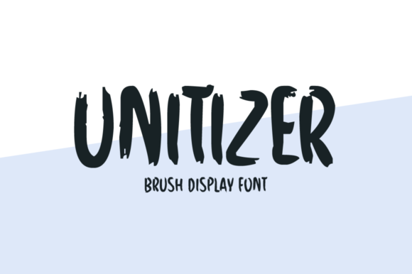 Unitizer Brush Display Font Review for Editorial Design