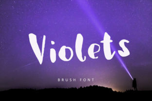 Violets: The Whimsical Handwritten Display Font for Kids-Themed Branding